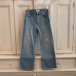 7 For All Mankind Alexa Cropped Jeans - light blue wash
